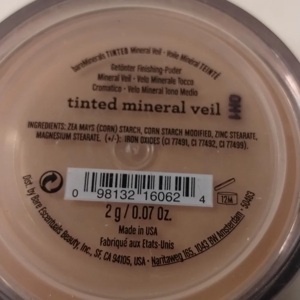 Bare Mineral All‎ Over Face Color Setting Powder Tinted Mineral Veil 2g